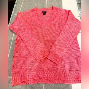 H&M bright pink sweater